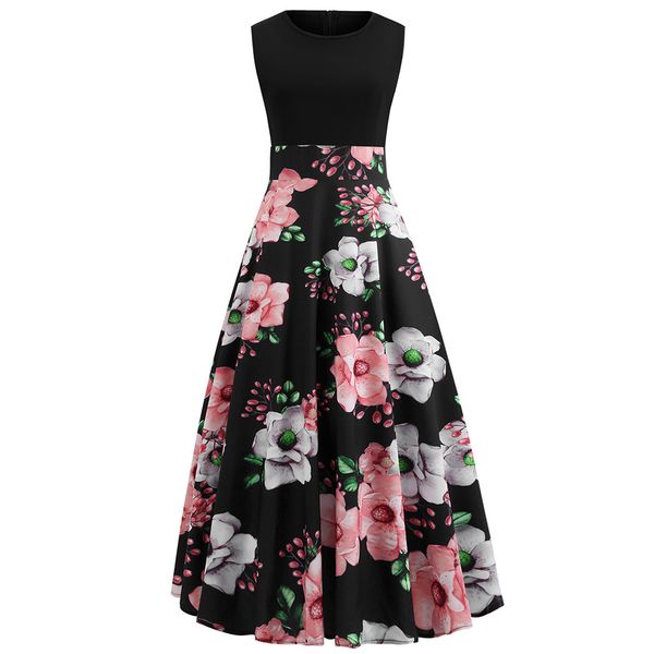 vestidos women ruffled floral print spaghetti strap dress summer sleeveless backless beach long dress ladies casual sundress, Black;gray
vestidos women ruffled floral print spaghetti strap dress summer sleeveless backless beach long dress ladies casual sundress, Black;gray