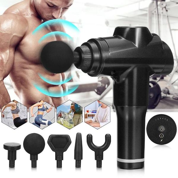 therapy massage guns 6 gears muscle massager led digital display body pain relax with 5 heads 3600mah capacity 4400r/min
therapy massage guns 6 gears muscle massager led digital display body pain relax with 5 heads 3600mah capacity 4400r/min