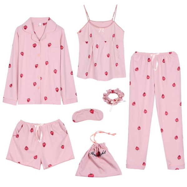 seven sets pajamas pure cotton tracksuit womens long-sleeve cardigan pajamas womens cotton sweet strawberry set pet supplies, Black;brown
seven sets pajamas pure cotton tracksuit womens long-sleeve cardigan pajamas womens cotton sweet strawberry set pet supplies, Black;brown