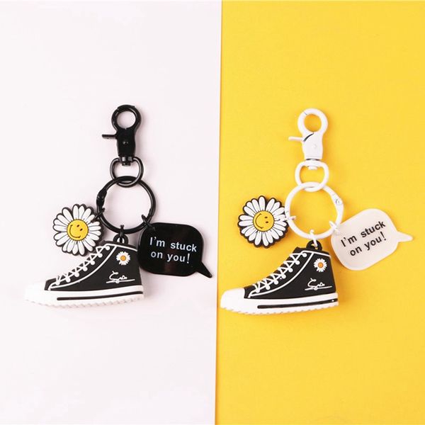 1pc beautiful little daisy keyring for women men letter creative basketball shoe keychain design cartoon couple car accessories, Silver
1pc beautiful little daisy keyring for women men letter creative basketball shoe keychain design cartoon couple car accessories, Silver