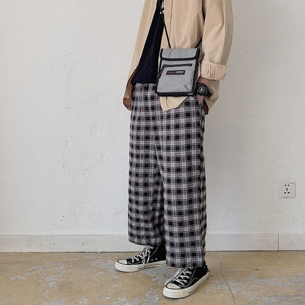 plaid pant свободного покроя клетчатые брюки мужчины хип-хоп шаровары мужские японские сверхразмерные белье мода случайные свободные пота 2x, Black
plaid pant свободного покроя клетчатые брюки мужчины хип-хоп шаровары мужские японские сверхразмерные белье мода случайные свободные пота 2x, Black