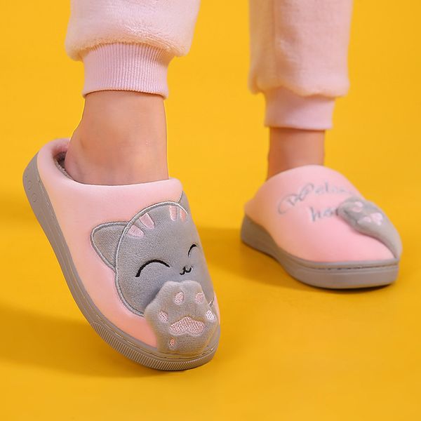 winter children cotton shoes kids home slippers boys and girls baby ears plush ball thickening warm indoor shoes, Black
winter children cotton shoes kids home slippers boys and girls baby ears plush ball thickening warm indoor shoes, Black