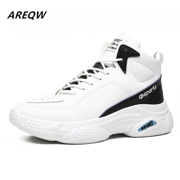2019 spring and autumn men's breathable casual shoes high to help thick platform sports shoes round head solid color men's, Black
2019 spring and autumn men's breathable casual shoes high to help thick platform sports shoes round head solid color men's, Black