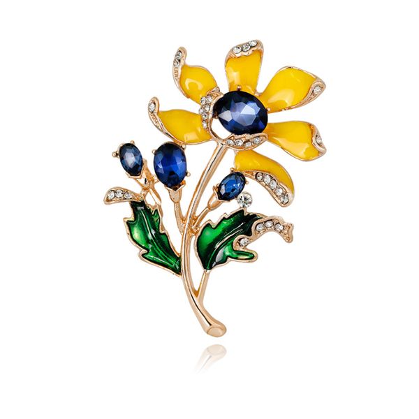 luxurious flower brooches crystal enamel bouquets of sunflower brooch pin wedding accessories fashion jewelry gift, Gray
luxurious flower brooches crystal enamel bouquets of sunflower brooch pin wedding accessories fashion jewelry gift, Gray