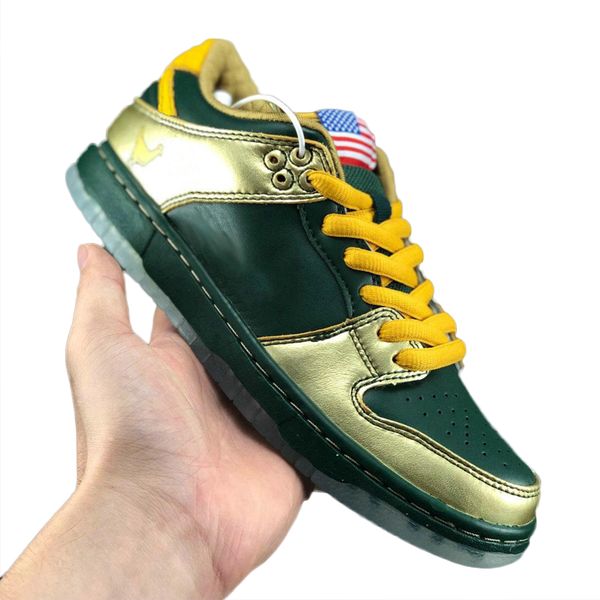 новый sb dunk pro low doernbecher дизайнерская обувь пятно лучшие качества скейтборд зеленый золото кожа мужчины женщины спорт повседневная
новый sb dunk pro low doernbecher дизайнерская обувь пятно лучшие качества скейтборд зеленый золото кожа мужчины женщины спорт повседневная