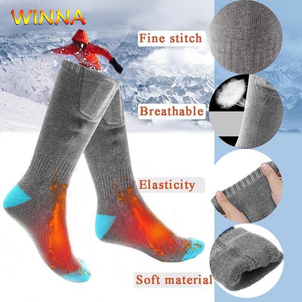 electric heated socks with battery boxs elastic socks winter foot warmers thermal sock intelligent temperature 50 degrees, Black
electric heated socks with battery boxs elastic socks winter foot warmers thermal sock intelligent temperature 50 degrees, Black