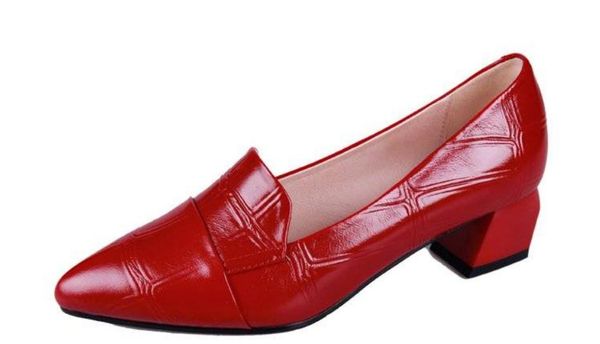 2019 women's shoes in spring and autumn with new style middle heel coarse heel pointed end#63, Black
2019 women's shoes in spring and autumn with new style middle heel coarse heel pointed end#63, Black