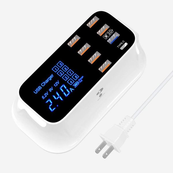 8 port usb charger hub quick charge 3.0 led display multi usb universal compatibility ios&android devices fast deskcharger qc 3.0
8 port usb charger hub quick charge 3.0 led display multi usb universal compatibility ios&android devices fast deskcharger qc 3.0