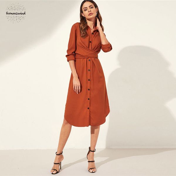 orange knot back dress curved hem shirt women long sleeve office ladies dresses 2019 elegant polyester work womens midi dress, Black;gray
orange knot back dress curved hem shirt women long sleeve office ladies dresses 2019 elegant polyester work womens midi dress, Black;gray