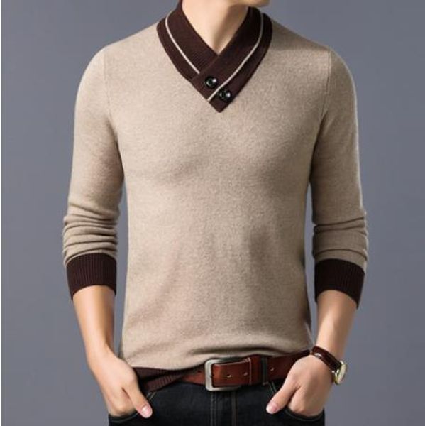 2020 autumn winter v-neck pullover men sweater long sleeve wool clothes robe hombre pull homme mens jumper streetwear sweater-a, White;black
2020 autumn winter v-neck pullover men sweater long sleeve wool clothes robe hombre pull homme mens jumper streetwear sweater-a, White;black