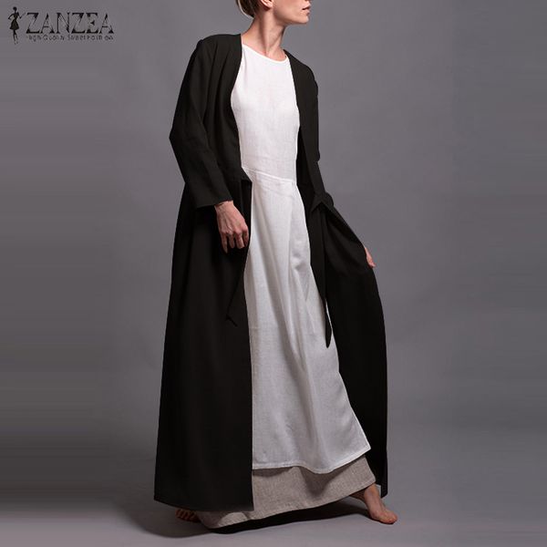 zanzea women oversized shirt long sleeve blouse 2019 autumn open front tunic ladies vintage side pockets long cardigans 5xl, White
zanzea women oversized shirt long sleeve blouse 2019 autumn open front tunic ladies vintage side pockets long cardigans 5xl, White