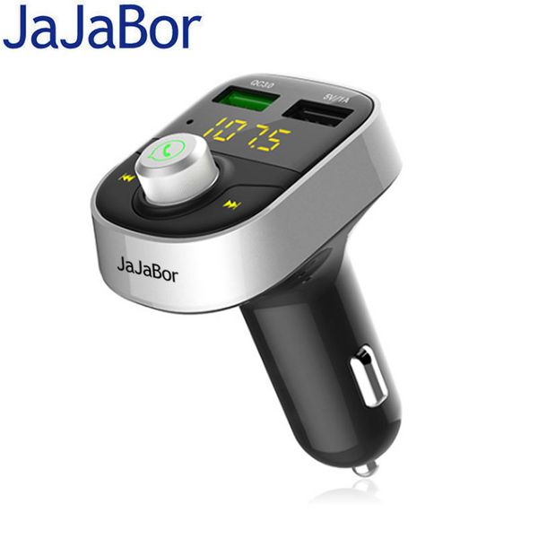 jajabor bluetooth car kit handscalling a2dp music play folder playing fm transmitter dual usb charge with quick charge port
jajabor bluetooth car kit handscalling a2dp music play folder playing fm transmitter dual usb charge with quick charge port