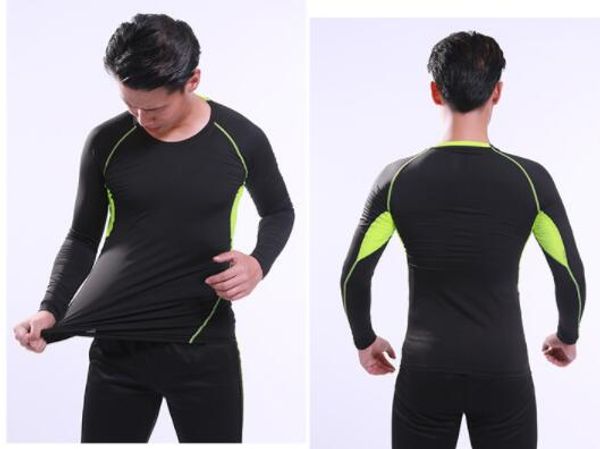 2019 soccer quick drying sports tights long sleeve men's football training base shirt running yoga suit breathable fitness suit wear me, Black
2019 soccer quick drying sports tights long sleeve men's football training base shirt running yoga suit breathable fitness suit wear me, Black
