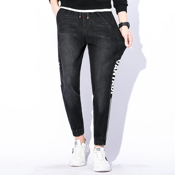 men pockets casual slim ankle length denim pants solid side stripe loose streetwear letter printed pencil jeans 2019 new, Blue
men pockets casual slim ankle length denim pants solid side stripe loose streetwear letter printed pencil jeans 2019 new, Blue
