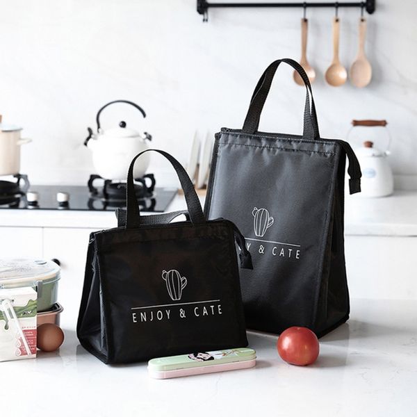 lunch bag black waterproof and oilproof large capacity pocket travel fruit organizer picnic storage bag 1 pcs 2020
lunch bag black waterproof and oilproof large capacity pocket travel fruit organizer picnic storage bag 1 pcs 2020