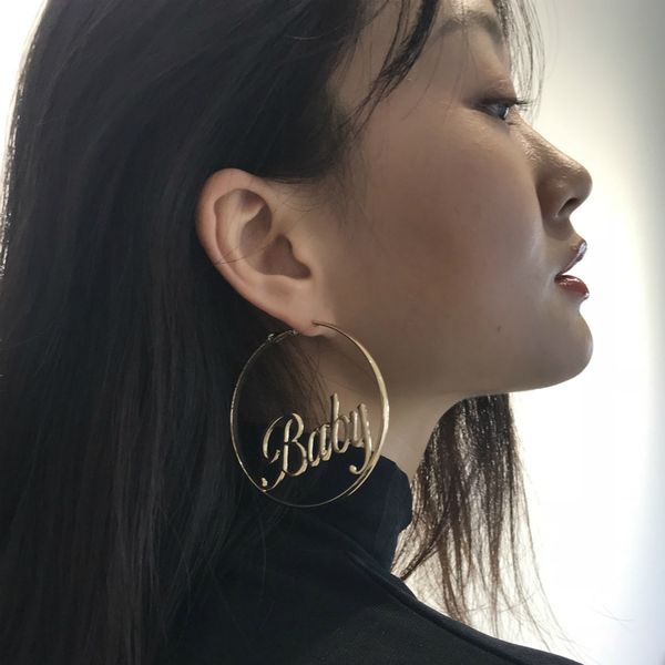 stud exaggerated geometric simple hollow gold earrings female personality generous circle letter creative jewelry gifts, Golden;silver
stud exaggerated geometric simple hollow gold earrings female personality generous circle letter creative jewelry gifts, Golden;silver