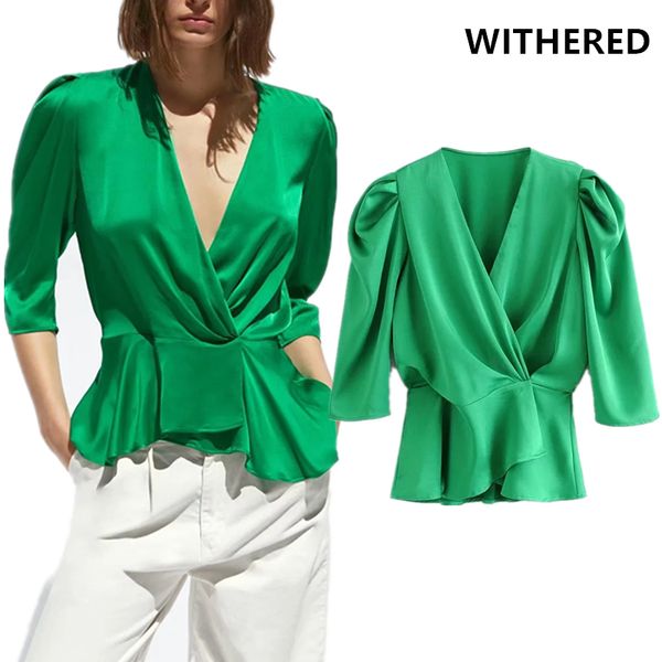 withered england style shine like silk v-neck blusas mujer de moda 2019 kimono blouse women womens and blouses plus size, White
withered england style shine like silk v-neck blusas mujer de moda 2019 kimono blouse women womens and blouses plus size, White