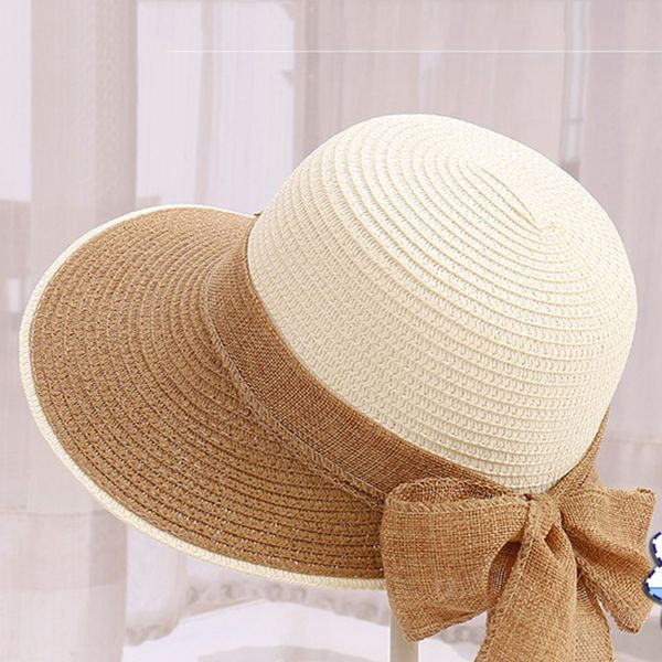 korean women caps summer ladies casual bowknot straw hat 2020 fashion large wide brim paper sun hat for women travel sunscreen, Blue;gray
korean women caps summer ladies casual bowknot straw hat 2020 fashion large wide brim paper sun hat for women travel sunscreen, Blue;gray