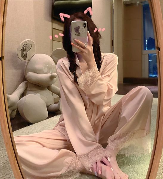 east gate self-reserved lace pajamas pajamas love wang fried series gentle temperament lace comfortable sleeping suit, Blue;red
east gate self-reserved lace pajamas pajamas love wang fried series gentle temperament lace comfortable sleeping suit, Blue;red