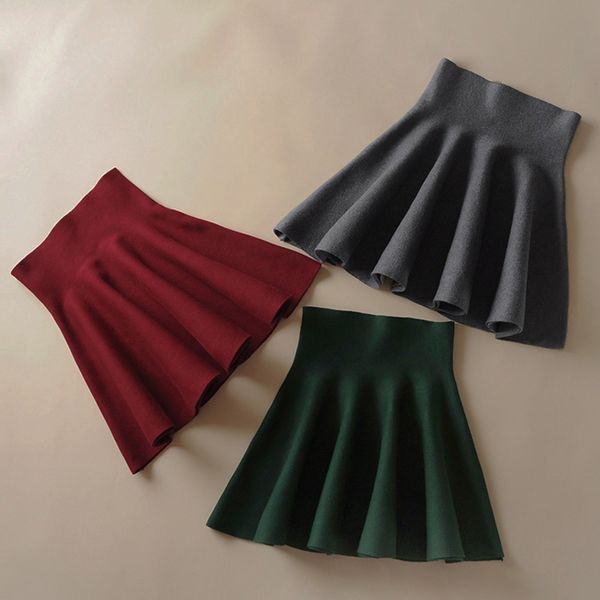 new women's korean version pleated skirt umbrella skirt high waist short bottom knitted autumn a-line skirts, Black
new women's korean version pleated skirt umbrella skirt high waist short bottom knitted autumn a-line skirts, Black
