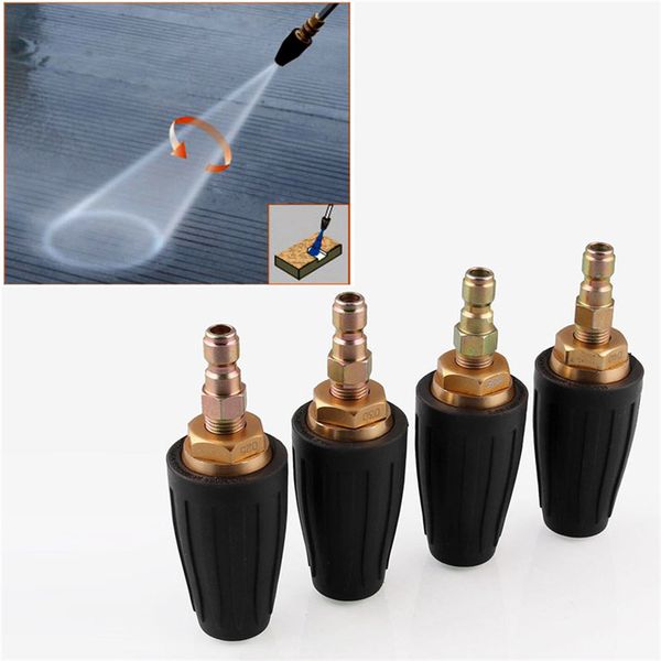 car washer high pressure washer rotating turbo nozzle spray tip 2.5-5 gpm 3600psi nozzle car care cleaning s4
car washer high pressure washer rotating turbo nozzle spray tip 2.5-5 gpm 3600psi nozzle car care cleaning s4
