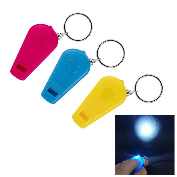 3-in-1 mini portable led light whistle keychain flashlight whistle light outdoor survival kit tool camping equipment 
3-in-1 mini portable led light whistle keychain flashlight whistle light outdoor survival kit tool camping equipment