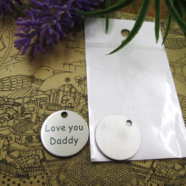 40pcs--"love you daddy"stainless steel charms more style for choosing diy charms pendants for necklace, Bronze;silver
40pcs--"love you daddy"stainless steel charms more style for choosing diy charms pendants for necklace, Bronze;silver