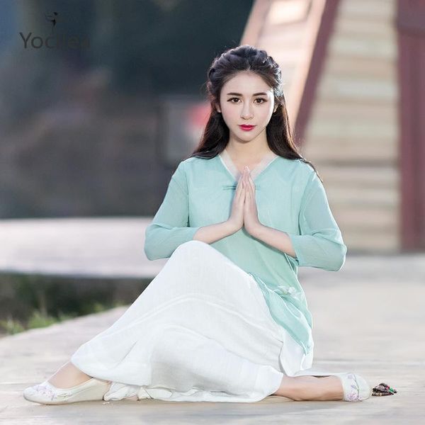 two piece set for women hand drawn chiffon + linen wide leg pants suits sets 2 pcs sport casual loosechinese clothes, White
two piece set for women hand drawn chiffon + linen wide leg pants suits sets 2 pcs sport casual loosechinese clothes, White