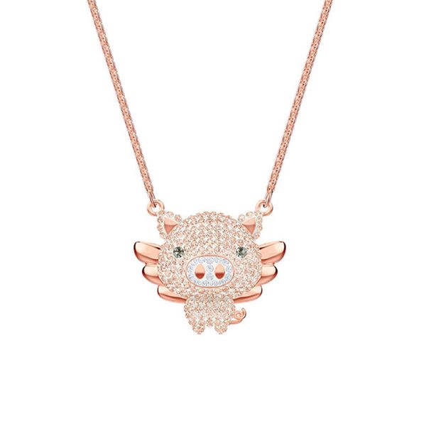 swa new piglets flying cute pig accessories necklace jewelry pet pendant with pig necklace, Silver
swa new piglets flying cute pig accessories necklace jewelry pet pendant with pig necklace, Silver