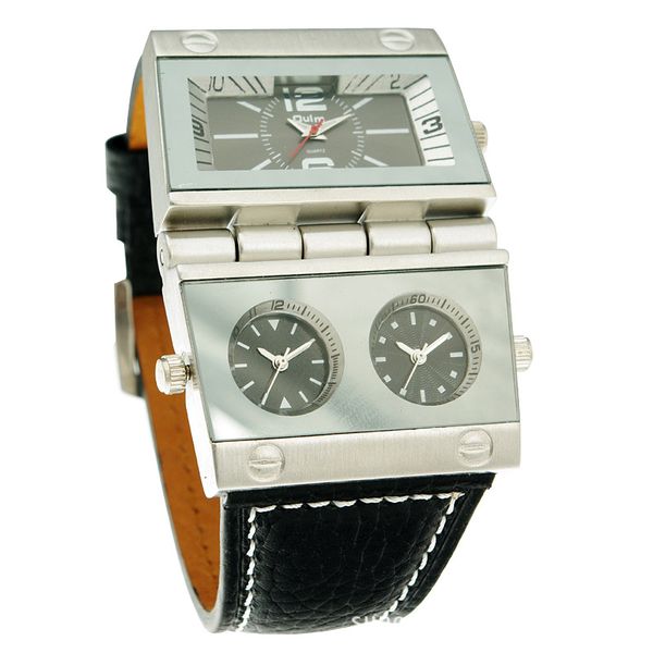 oulm ou lai luxury men's watch trend fashion watch multi time zone leather watch / hp9525, Slivery;brown
oulm ou lai luxury men's watch trend fashion watch multi time zone leather watch / hp9525, Slivery;brown