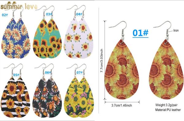 fashion women pu leather earrings sunflower print pattern faux leather dangle earring for girls bohemian daisy party jewelry gift, Red;brown
fashion women pu leather earrings sunflower print pattern faux leather dangle earring for girls bohemian daisy party jewelry gift, Red;brown
