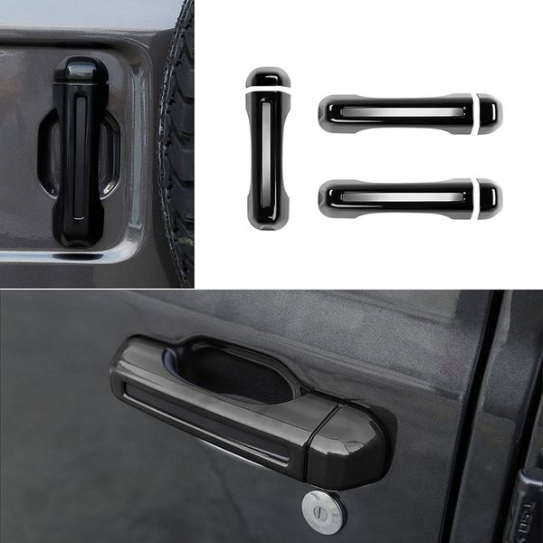 2doors black door handle cover car door tail outside door shell for jeep wrangler jl 2018+ auto exterior accessories
2doors black door handle cover car door tail outside door shell for jeep wrangler jl 2018+ auto exterior accessories