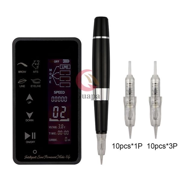 digital rotary tattoo machine kit permanent makeup pen machine eyebrow tattoo gun rechargeable pmu machine with 15 levels speed
digital rotary tattoo machine kit permanent makeup pen machine eyebrow tattoo gun rechargeable pmu machine with 15 levels speed
