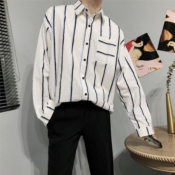 2019 summer men's stripe printing hawaiian shirt male french cuff mens brand fashion trend clothes loose shirts big size -5xl, White;black
2019 summer men's stripe printing hawaiian shirt male french cuff mens brand fashion trend clothes loose shirts big size -5xl, White;black