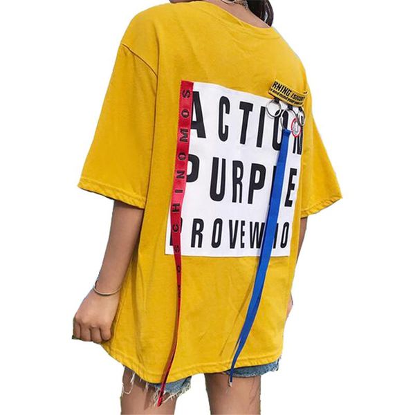 broadcloth women summer t-shirt red blue ribbon ferrule casual print loose short sleeve female t shirt ulzzang harajuku bf style quality, White
broadcloth women summer t-shirt red blue ribbon ferrule casual print loose short sleeve female t shirt ulzzang harajuku bf style quality, White