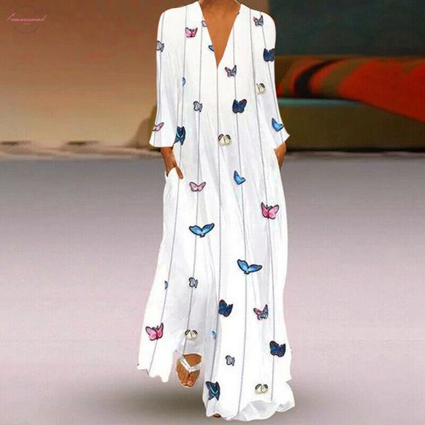 women butterfly print dress casual female elastic floor length dress vintage long sleeve chic button ladies dress vestidos 814, Black;gray
women butterfly print dress casual female elastic floor length dress vintage long sleeve chic button ladies dress vestidos 814, Black;gray