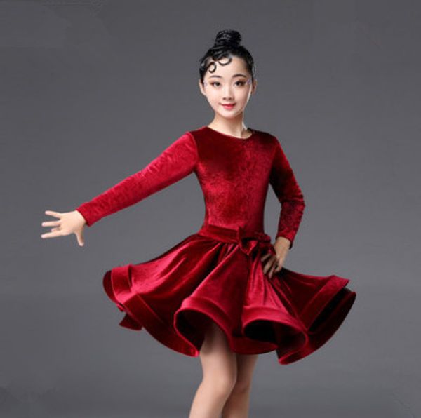 rumba samba children samba cha cha tango skirt standard salsa girls spandex latin dresses for dancing ballroom dance dress, Black;red
rumba samba children samba cha cha tango skirt standard salsa girls spandex latin dresses for dancing ballroom dance dress, Black;red