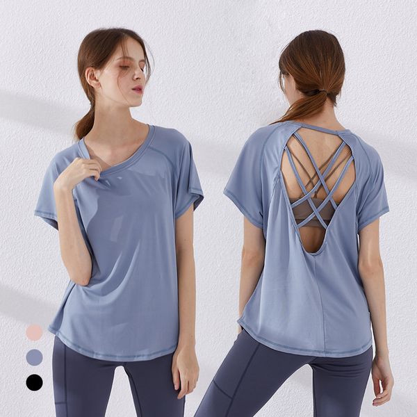 new hollow sports short-sleeved women's running fitness shirt breathable and quick-drying yoga clothes women, White;red
new hollow sports short-sleeved women's running fitness shirt breathable and quick-drying yoga clothes women, White;red