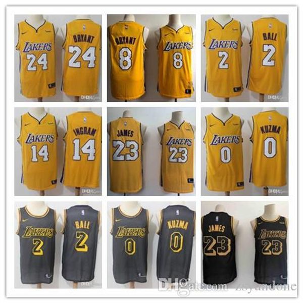 2019 23los angeles lebron james los angeles lakers jersey the city kobe 24 lonzo 2 ball kyle 0 kuzma brandon 14 ingram basketball jersey, Black
2019 23los angeles lebron james los angeles lakers jersey the city kobe 24 lonzo 2 ball kyle 0 kuzma brandon 14 ingram basketball jersey, Black