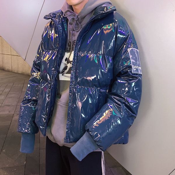 2019 winter down parka womens glossy jackets stand collar winter warm thick parka loose coat man/women jacket, Black
2019 winter down parka womens glossy jackets stand collar winter warm thick parka loose coat man/women jacket, Black