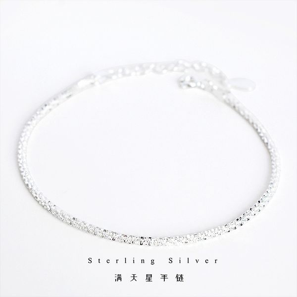 ins wind-style s925 sterling silver stars bracelet womens simple student network red sen department of cold wind smaller design, Black
ins wind-style s925 sterling silver stars bracelet womens simple student network red sen department of cold wind smaller design, Black
