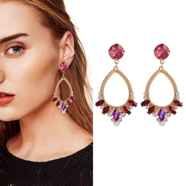 european and american-style foreign trade fashion new earrings female temperament cool long diamond-studded light luxury earrings, Golden
european and american-style foreign trade fashion new earrings female temperament cool long diamond-studded light luxury earrings, Golden