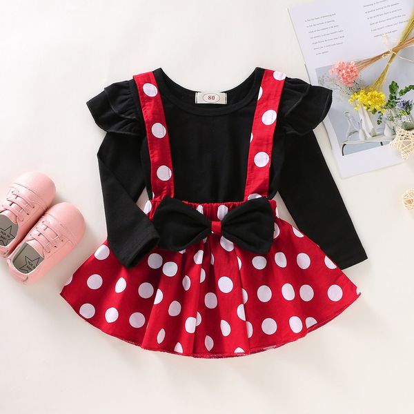 toddler baby girls clothes set long sleeve ruffles t-shirt +dot print suspender skirts 2pcs children girl winter outfits set, White
toddler baby girls clothes set long sleeve ruffles t-shirt +dot print suspender skirts 2pcs children girl winter outfits set, White