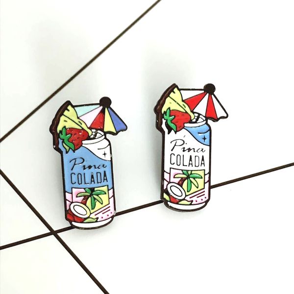 cartoon cocktail brooches for women pina colada coconut grove fragrance cocktail brooch enamel pin denim jackets collar badge, Gray
cartoon cocktail brooches for women pina colada coconut grove fragrance cocktail brooch enamel pin denim jackets collar badge, Gray