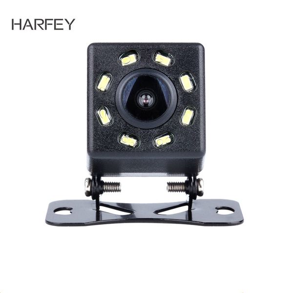 

harfey 648*488 8 led display plastic pixels wire hd universal car rearview camera reverse parking backup monitor kit ccd cmos