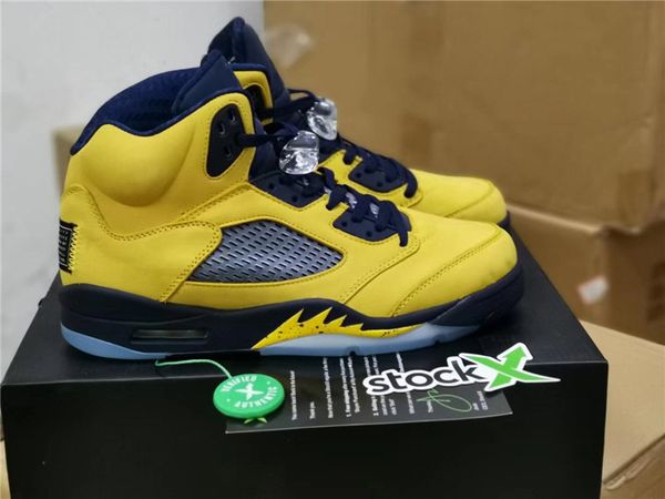 2019 authentic air 5 sp michigan inspire retro reflective yellow college navy amarillo men basketball shoes cq9541-704 sports sneakers
2019 authentic air 5 sp michigan inspire retro reflective yellow college navy amarillo men basketball shoes cq9541-704 sports sneakers