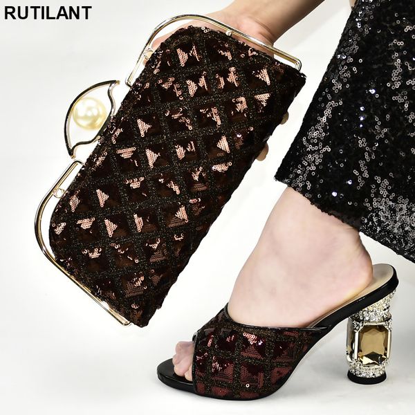 new arrival shoes and bag set african sets 2019 italian shoes with matching bags for wedding spring platform women party, Black
new arrival shoes and bag set african sets 2019 italian shoes with matching bags for wedding spring platform women party, Black