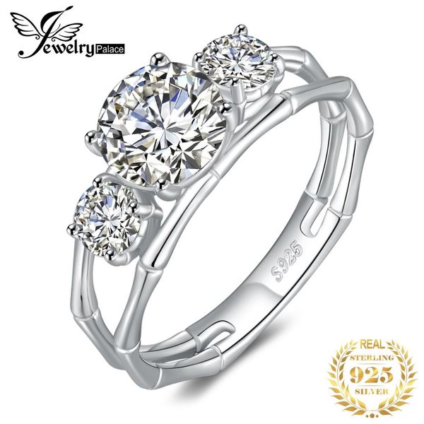 jewelrypalace 3 stone bamboo bone style split shank 2ct cubic zirconia engagement ring 925 sterling silver, Golden;silver
jewelrypalace 3 stone bamboo bone style split shank 2ct cubic zirconia engagement ring 925 sterling silver, Golden;silver