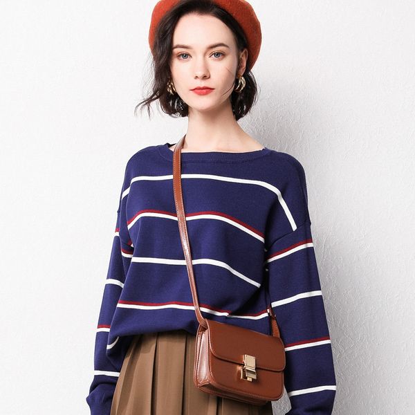 women's sweater winter loose round neck 2019 fashion long sleeve wool knitted sweater women autumn winter pullovers female, White;black
women's sweater winter loose round neck 2019 fashion long sleeve wool knitted sweater women autumn winter pullovers female, White;black
