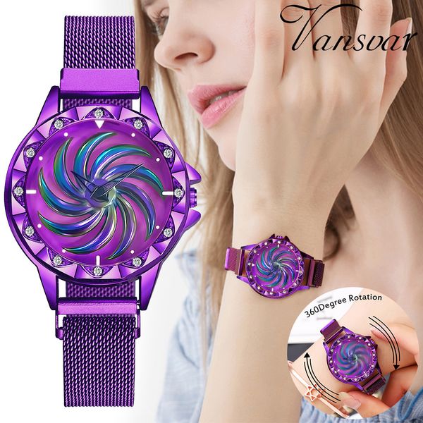 vansvar luxury women's quartz magnet buckle stainless steel interior rotation female watch, Slivery;brown
vansvar luxury women's quartz magnet buckle stainless steel interior rotation female watch, Slivery;brown